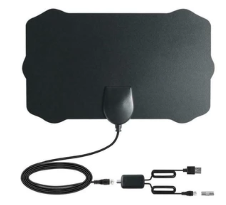 Mini Digital TV Antenna DVB-T2 (Option: Black)