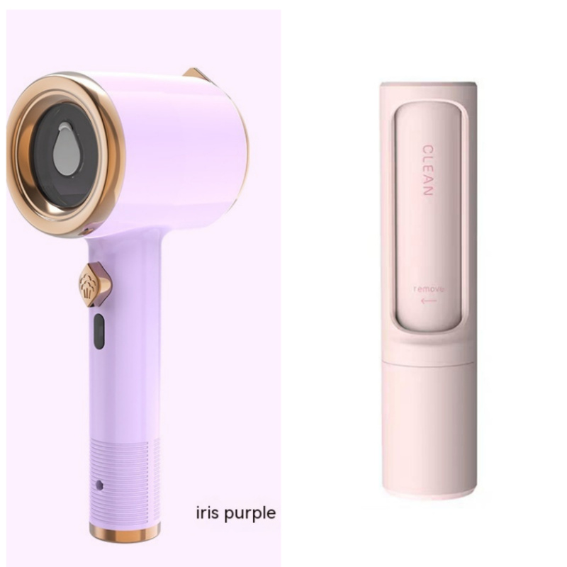 Mini Portable Handheld Garment Steamer Fabric Steam Iron For Clothes Travel Home Appliances Vertical US Plug Ironing Machine (Option: Light Purple set2-Us-1PCS)