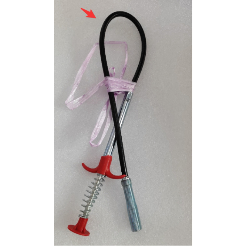60CM Sewer Dredger Spring Pipe Dredging Tool Household Hair Cleaner Drain Clog Remover Cleaning Tools Household For Kitchen Sink Kitchen Gadgets (Option: Color randomised)