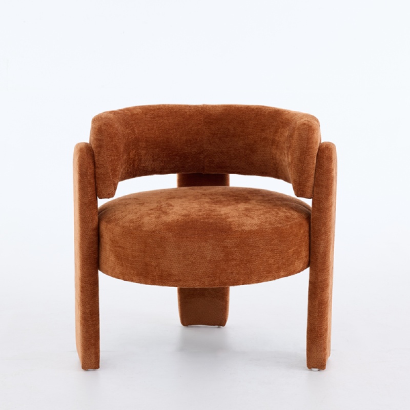 Modern Accent Chair, Contemporary Boucle Fabric Accent Armchair Comfy Upholstered Leisure Single Sofa Chair For Living Room Bedroom Apartment Off (Option: defaulttitle)