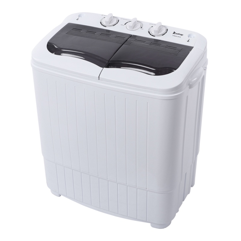 XPB35-ZK35 14.3lbs Semi-automatic Gray Cover Washing Machine (Option: 05191059)