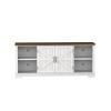TV Stand for 80 Inch TV, Entertainment Center with Storage Cabinets, Mid Century Modern Media TV Console Table for Living Room Bedroom