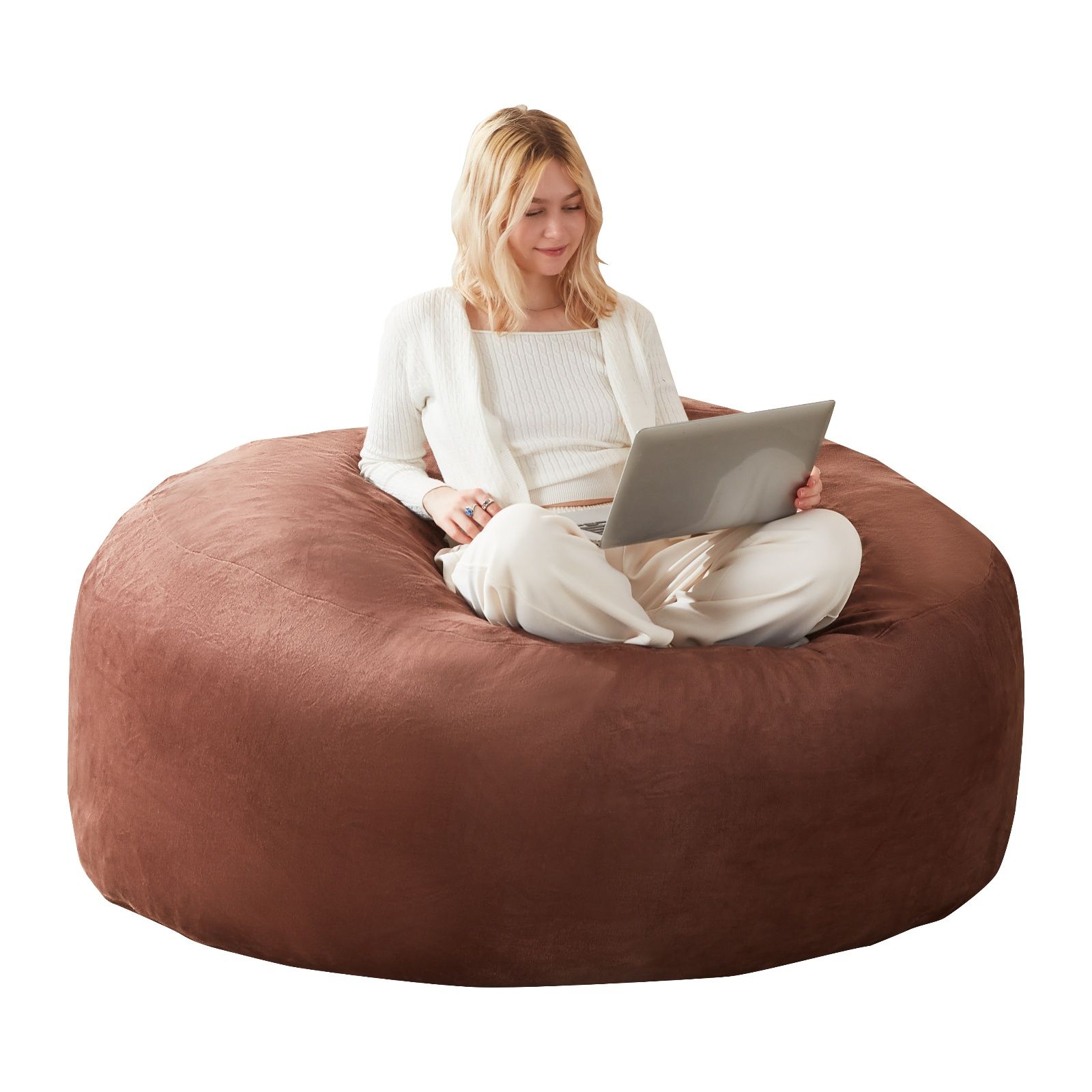 4FT bean bag chair (SKU: XXY-X100DB-ZONGSE)