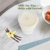 Scented Luxury Candle in Handmade Marble Container |1 Set | Soy Wax | Non-Toxic | Reusable Stone Jar | Story of Stone | Distinctive Gift. Natural Spri